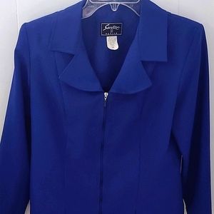 2 Pc Royal Blue Suit Jacket
